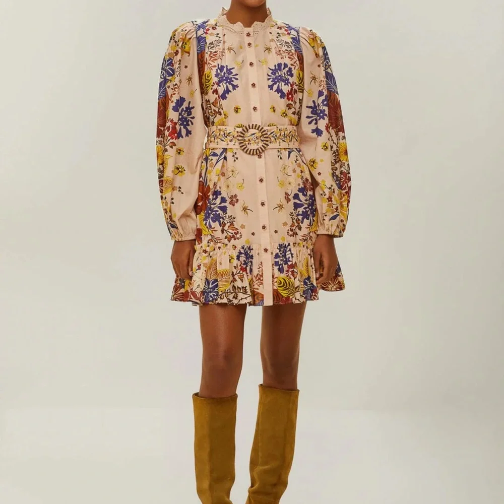 FARM Rio Multicolor Floral Mini Dress - Picture 1 of 6